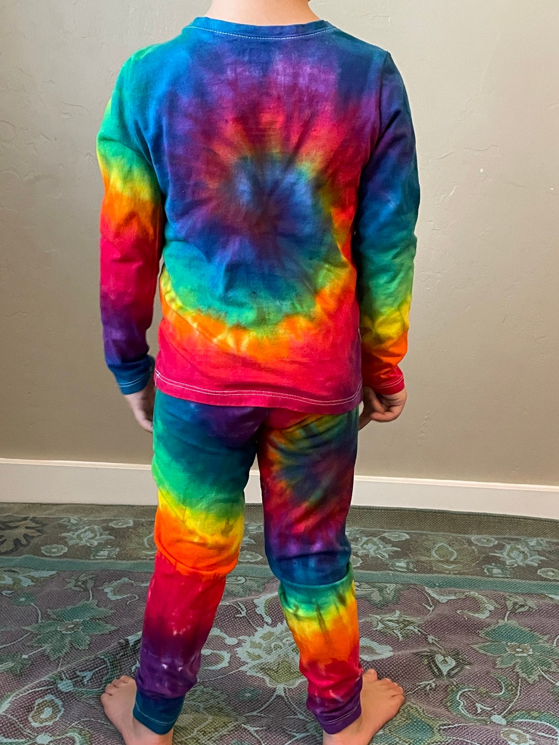Tie Dye Matching Set Girls Youth Childrens Size Rainbow Etsy