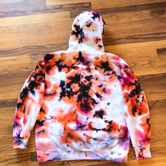 Black Orange Tie Dye Hoodie Dubai, SAVE 35% - raptorunderlayment.com