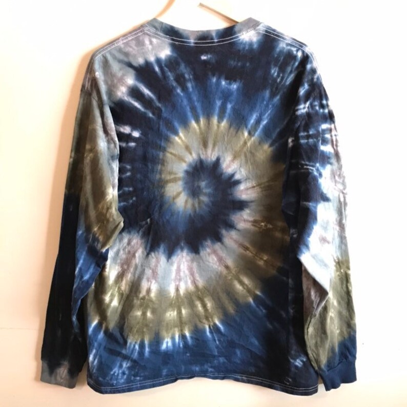 Tie Dye Shirt Long Sleeve Earth Tones T-Shirt Fall Winter | Etsy