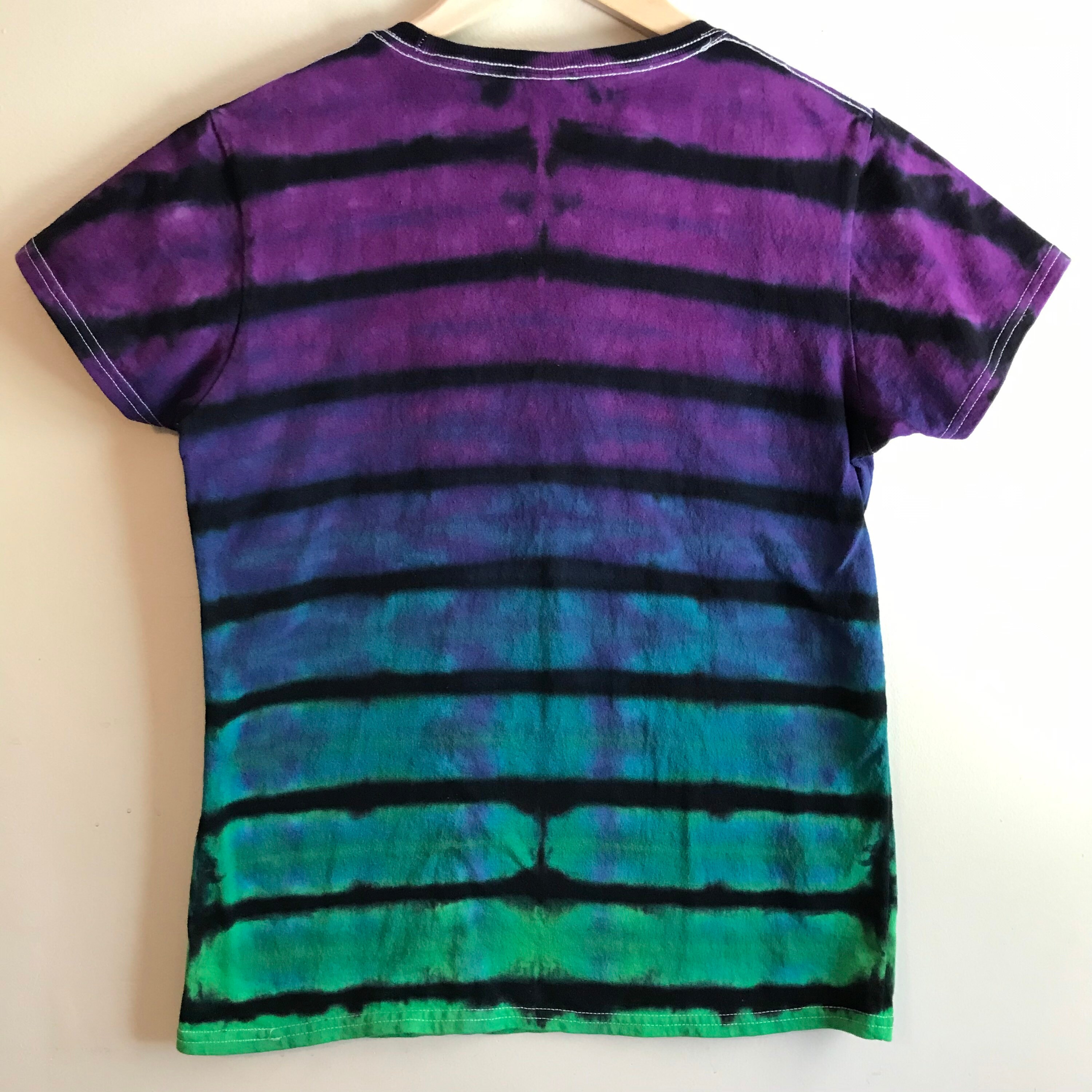 aurora green tie dye shirt