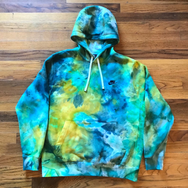 tie dye nike jumper