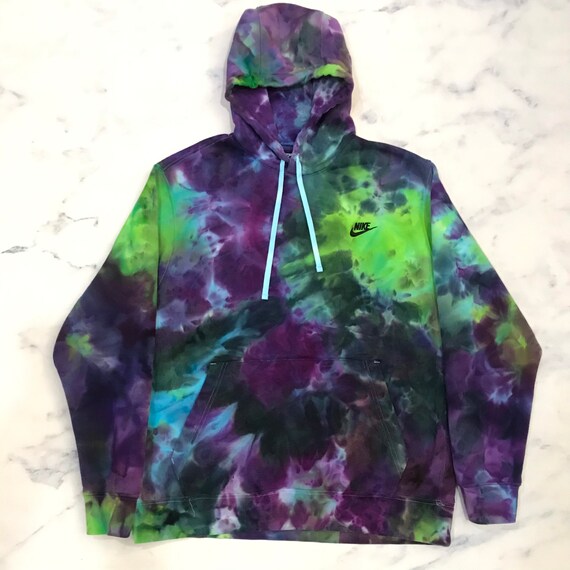 nike purple tie dye sweatshirt