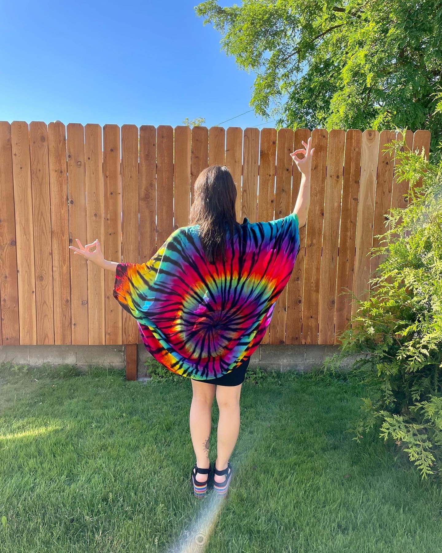 Tie dye hotsell suit vest