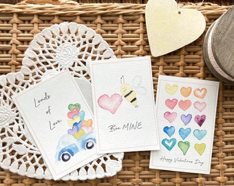 DIGITAL DOWNLOAD | Valentine Cards | watercolor