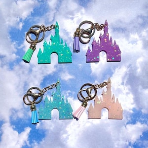 Castle Keychain, Disney Castle Keychain, Disney Gift