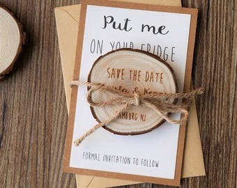 Save The Date Magnet Etsy