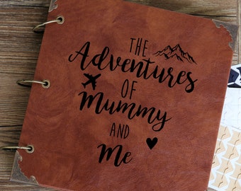 12x12 inches the adventure of mummy and me  Photo Album/ Mother's day gift, Mother's Day scrapbook