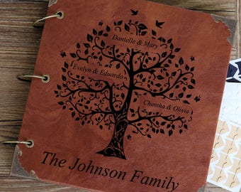 family tree album etsy family tree photo album