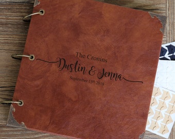 10x10 inches Personalized Wedding Photo Album /Custom  Wedding Guest Book/wedding Scrapbook album