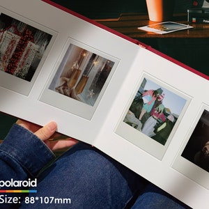 48 pcs Instax Mini Photo Album, Custom Instax Pocket Albums, Writable Instax Photo Album, Cloth Photo album for polaroid films