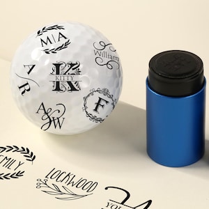 Niestandardowy znaczek z piłką golfową, spersonalizowany znaczek z piłką golfową, samotuszujący znaczek, akcesoria golfowe, prezent dla golfisty, prezenty dla mężczyzn, prezent dla niego