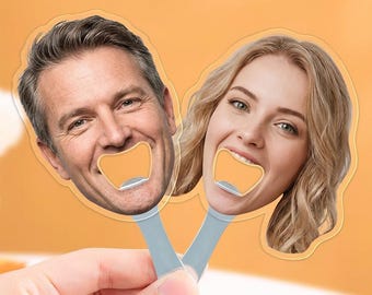Abridor de Garrafas Personalizado com Foto para Padrinhos, Presente Ideal para Bartenders, Presente de Casamento para Padrinhos e Melhor Homem, Abridor de Garrafas com Foto