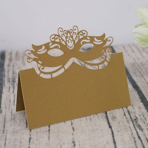 Segnaposto per Carnevale in maschera/cartelli per tenda gastronomica/cartelli per posti a sedere per matrimonio/cartelli con nome da tavolo/cartelli per posti a sedere per ballo in maschera
