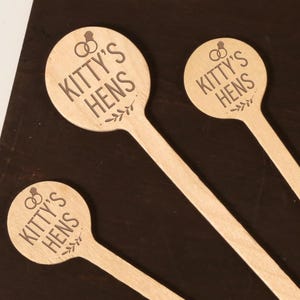 Hen's Party Favors, benutzerdefinierte Getränkerührer, personalisierte Getränkerührer, Cocktailrührer für die Junggesellinnenparty