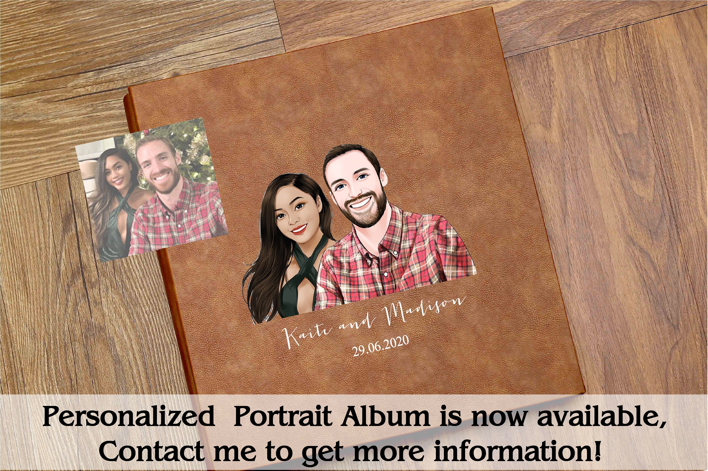 Wedding Leather Photo Album with sleeves /for Maxinum 880 Etsy