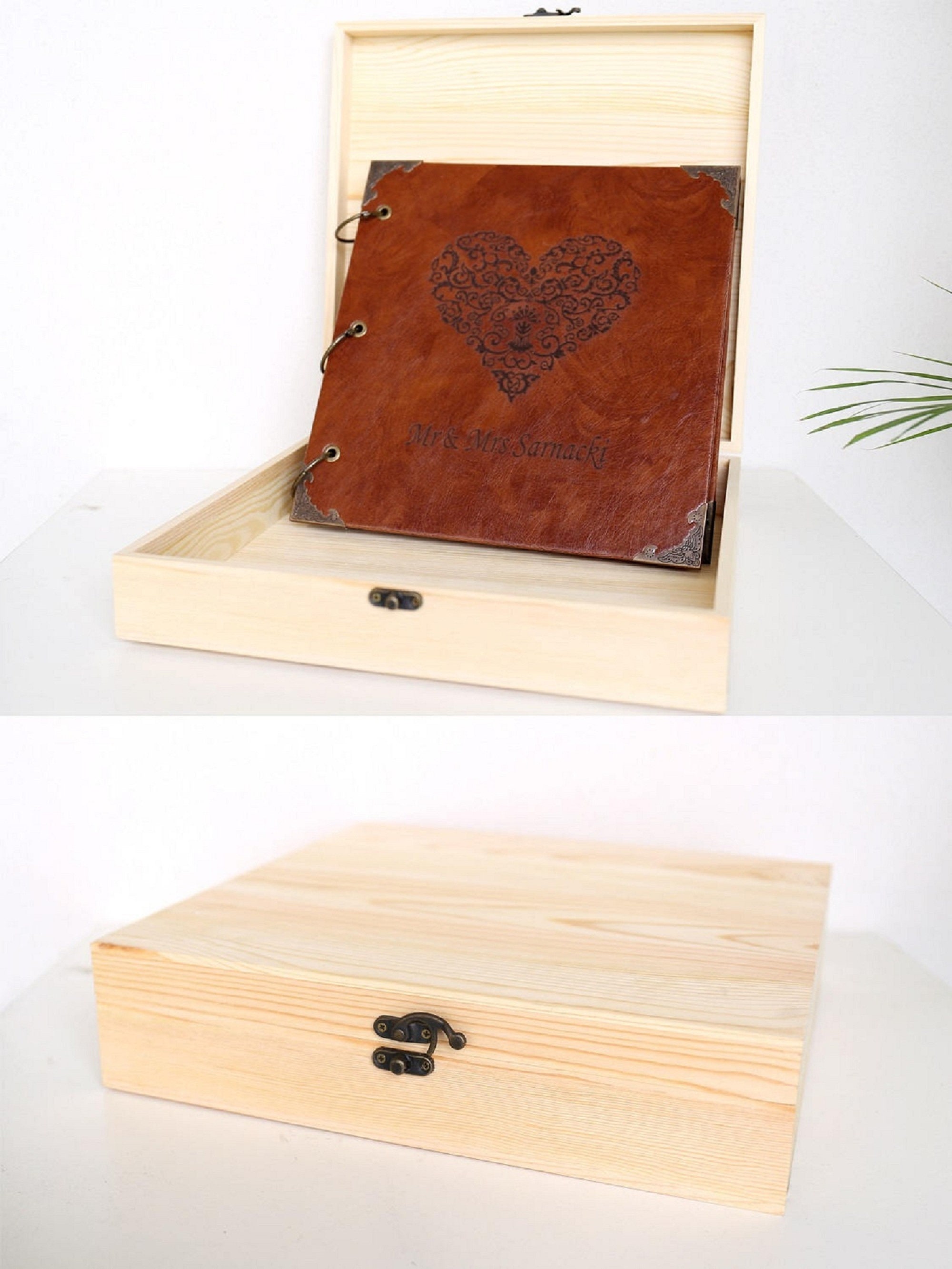 Personalized Wedding Photo Album with sleeves /for 550880 Etsy