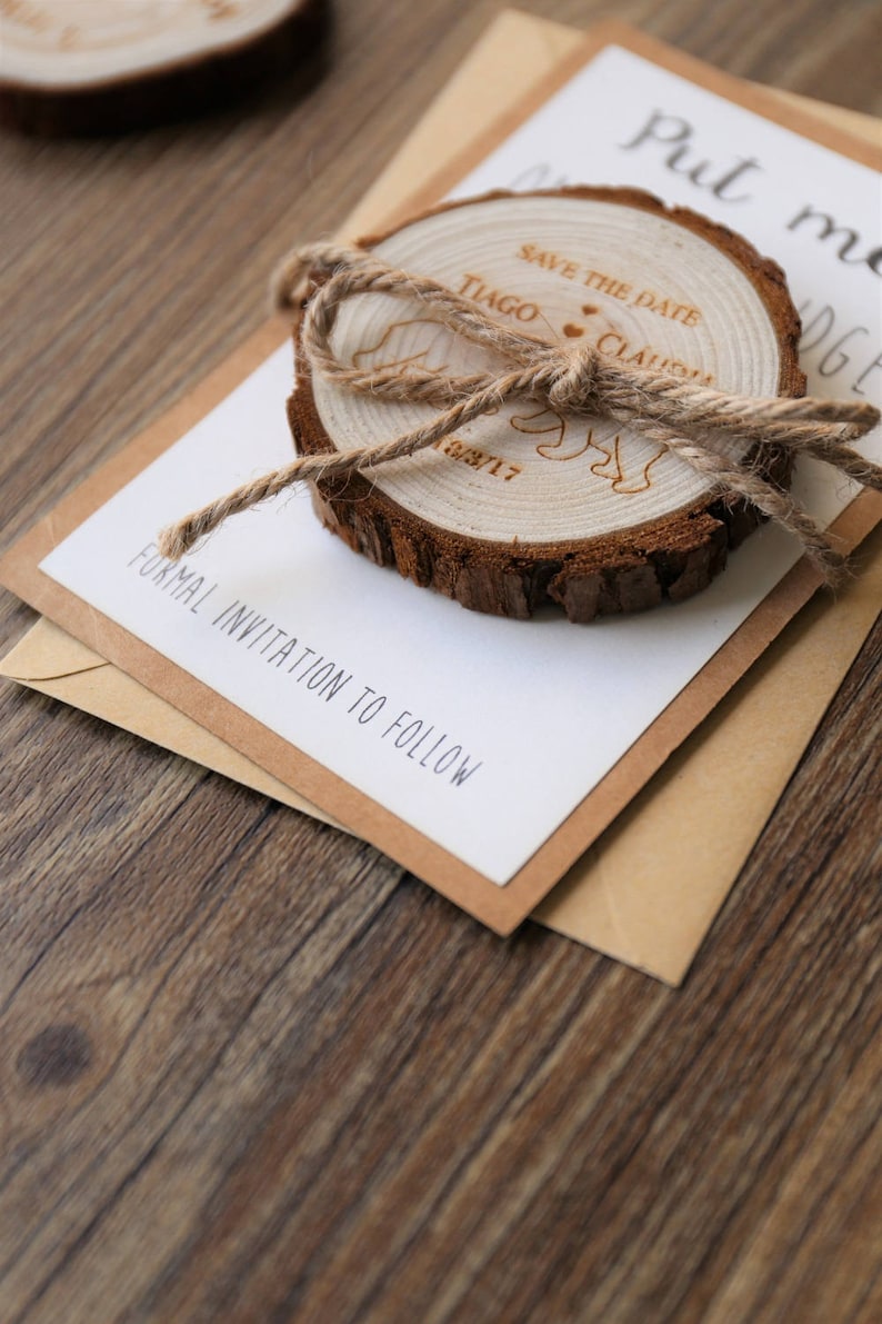 Wooden SavetheDate Wedding Save the date/ Rustic Etsy Wooden SavetheDate Wedding Save the date/ Rustic Etsy