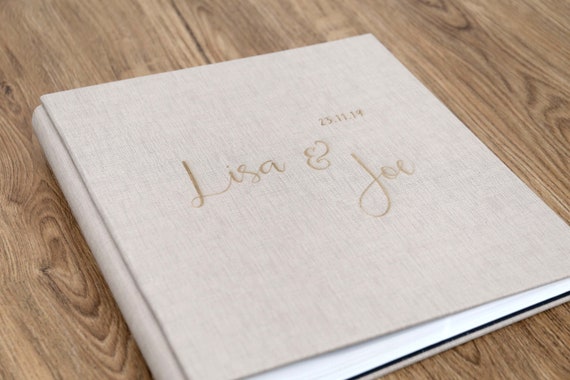 10x10 Inches Personalized Engraved Leather Photo Album /custom Family Tree  Wedding Guest Book/wedding Scrapbook 