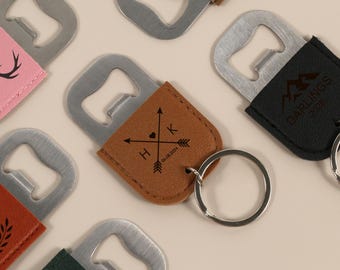 Llavero abrebotellas personalizado, llavero personalizado para él, regalo único para novios y padrinos de boda, perfecto para cumpleaños y ocasiones especiales.