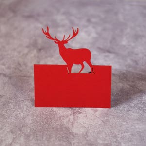Stag Place Cards/laser cut food tent cards/wedding sitting cards/ table Name cards/woodland desatado /Wedding Party Table Name Cards
