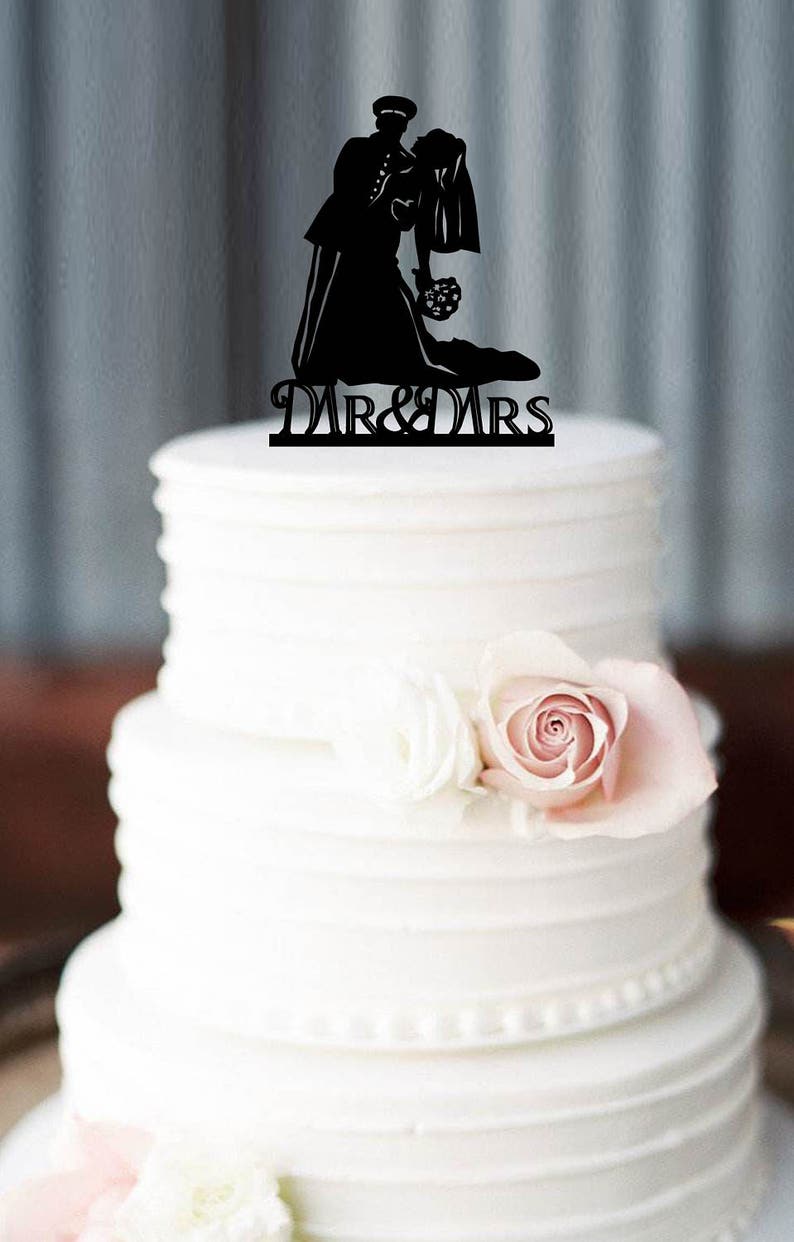 Customized Military Wedding Cake Topper /army Wedding Cake Etsy