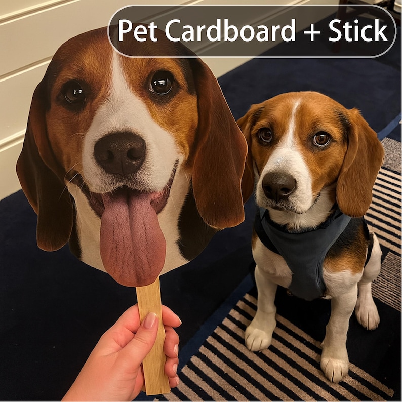 Custom Dog Face Banner, Personalized Dog Birthday Party banner, Pet photo Banner ,Party Decoration, Gifts for Pet Lover, Cat Birthday Banner image 5