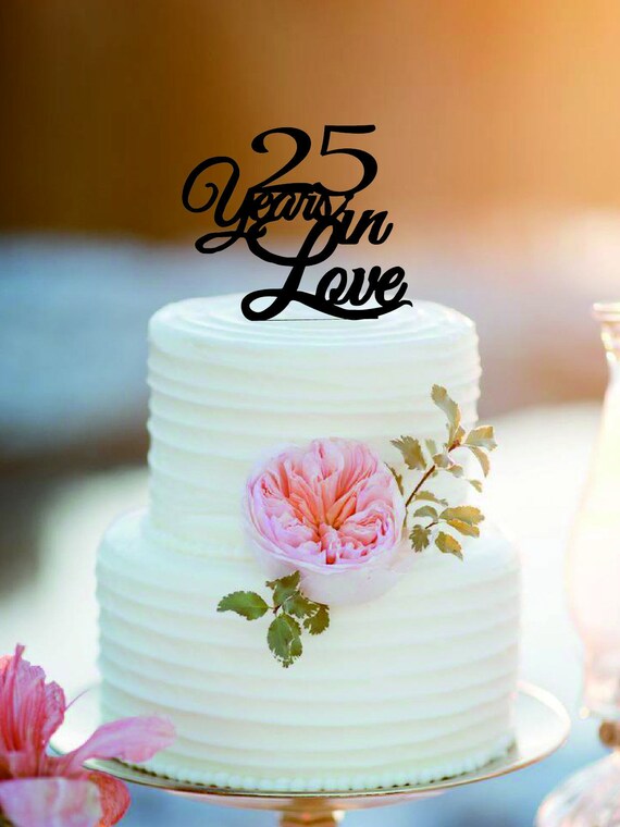 25 Years Anniversary Caketopper Customized Mr And Mrs Wedding Etsy 25 Years Anniversary Caketopper Customized Mr And Mrs Wedding Etsy