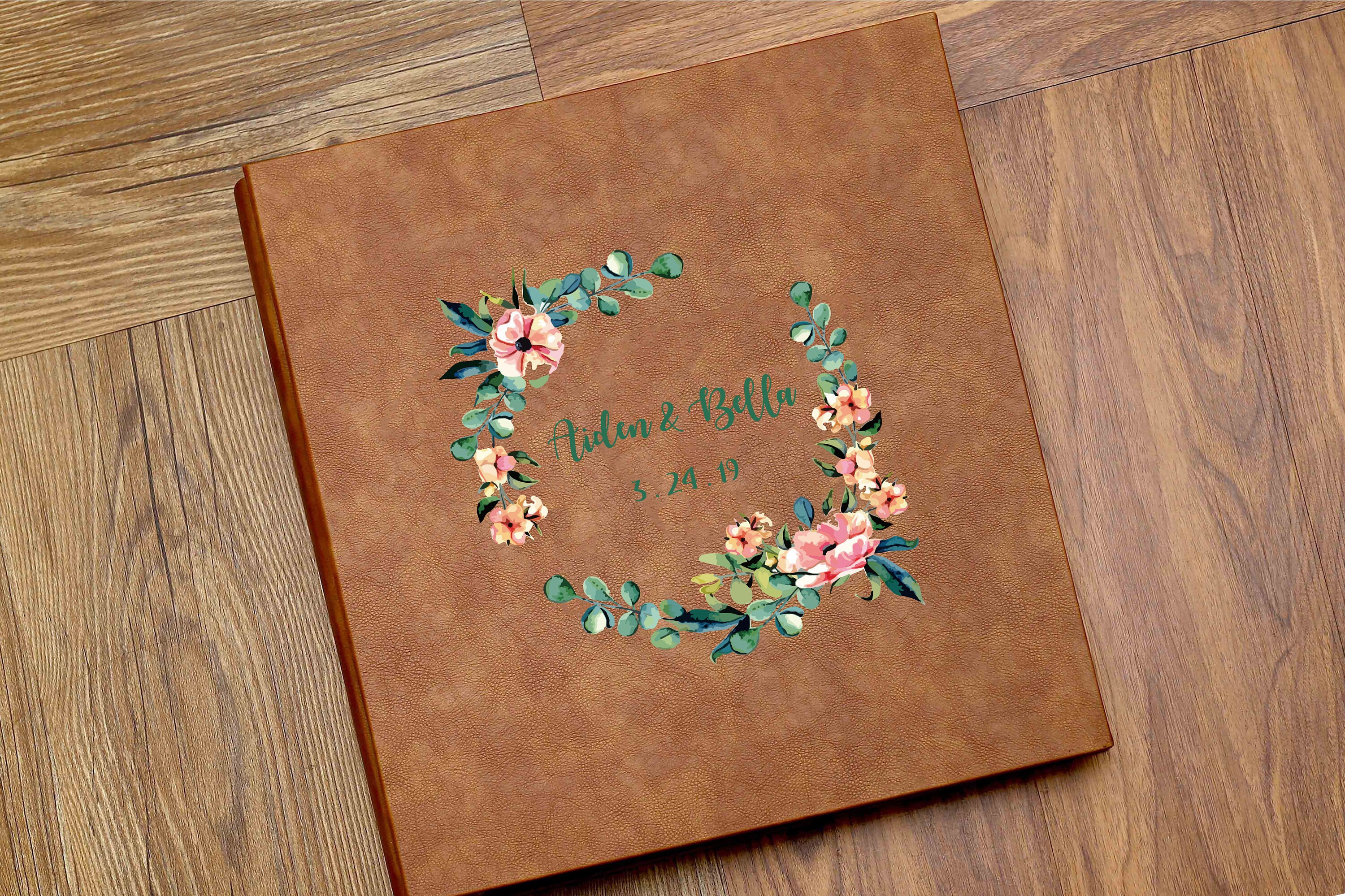 Wedding Leather Photo Album with sleeves /for Maxinum 880 Etsy