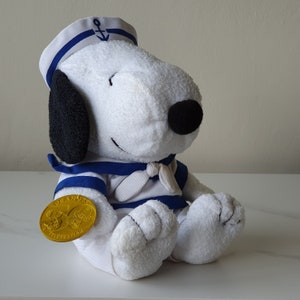 Year 2000 Mcdonalds Happy Meal Snoopy Plush Toy in Sailor Costume Year 2000 Mcdonalds Happy Meal Snoopy Plush Toy in Sailor Costume