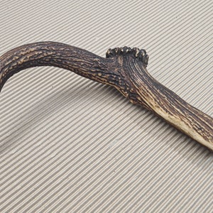 Beautiful Deer antler horn walking hikeing stick handle