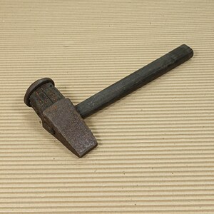 Antique Special Wood End Hammer Axe Rare Old Tool