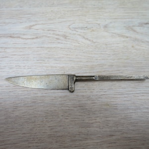 Vintage Small Knife Fixed Blank Blade Hunting Knife Bowie Knife Germany