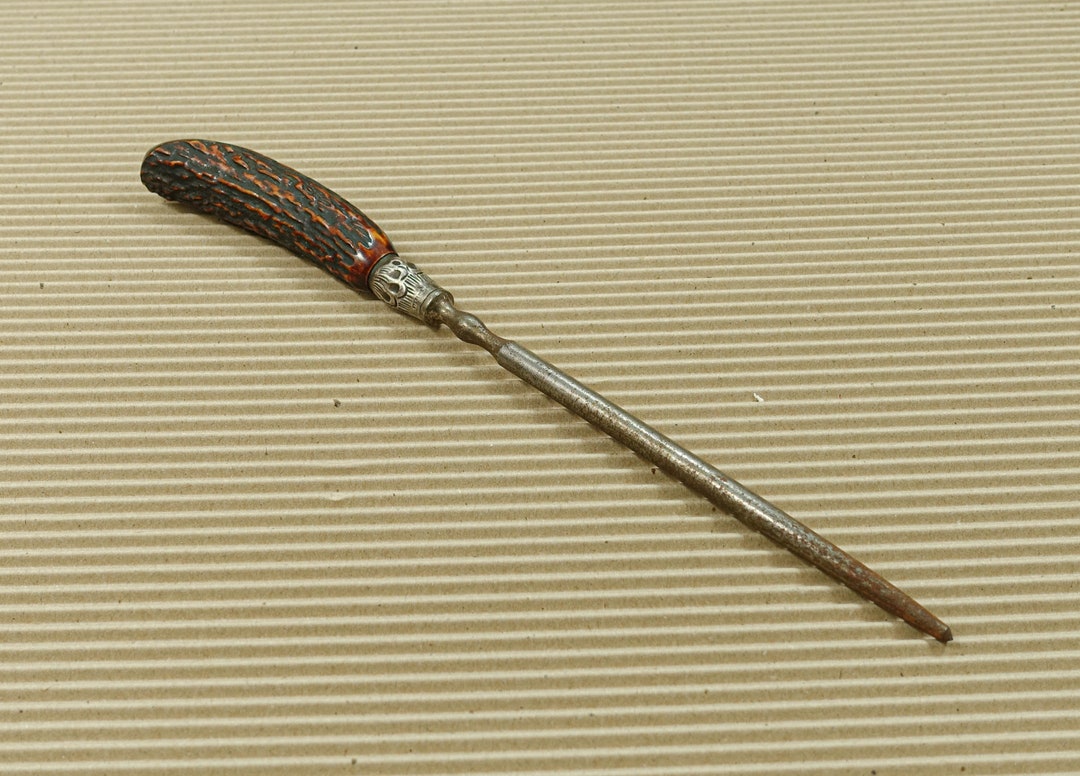 Antique Vintage Sharpening Steel Will Sharpen Stainless Knife Sharpener ...