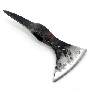 1,5 LBS Blacksmith hand forged bearded spike tomahawk camp axe head