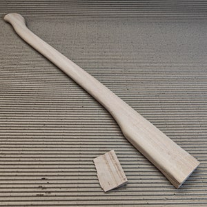 31,5&quot; Single Bit Hickory Axe Handle European Square / Flat Eye Style