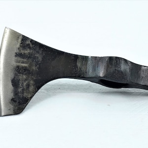 1,6 LBS Blacksmith hand forged bearded spike tomahawk camp axe head