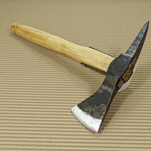 Hand forged firemans axe