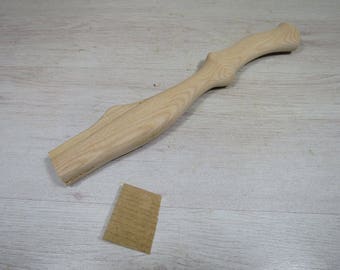 15" Single Bit Hickory Axe Handle European Square / Flat Eye Style