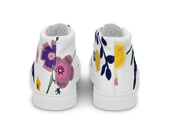 Women’s high top canvas shoes