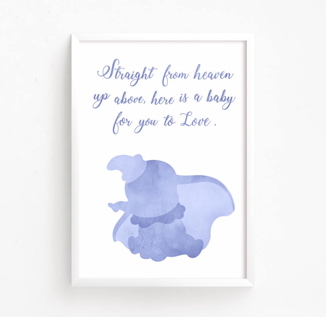 sale 50 off dumbo watercolor printable disney quote