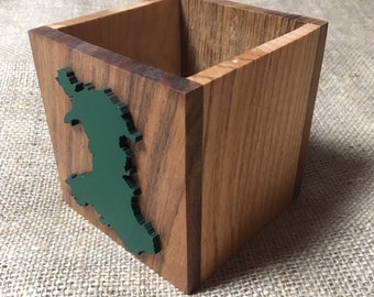 Map of Wales Pencil Box - Welsh Wood - Cymru - Hiraeth - Limited Edition - Handmade - Large Size