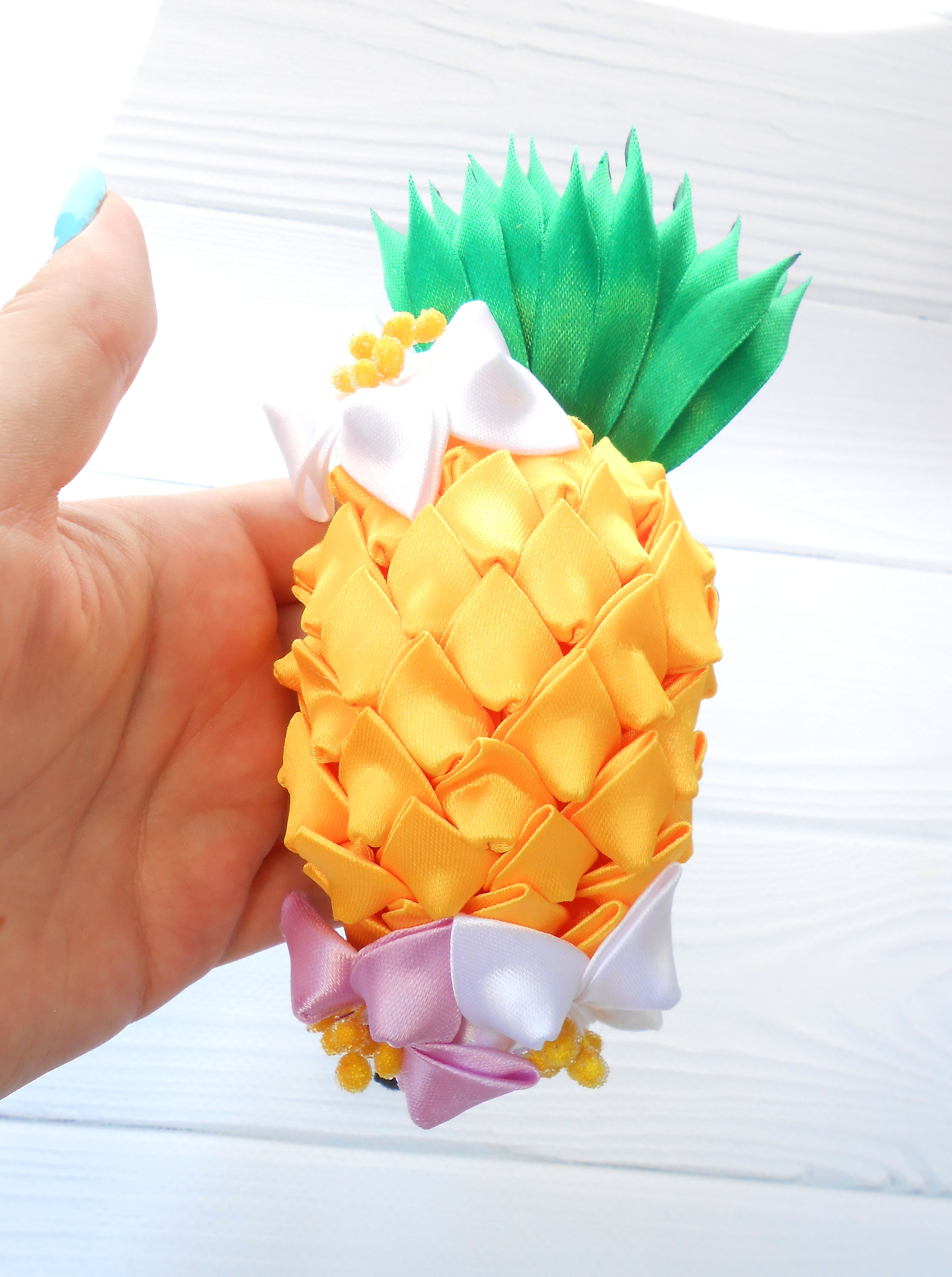 YARIEW Fascia Per Capelli Con Ananas A Strass, Per Feste Hawaiane E Tropicali, Bomboniere Estive, Regalo Donna, Metallo E Strass