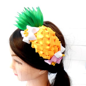 Pineapple crown Fruit headpiece Tropical headband Hawaiian crown