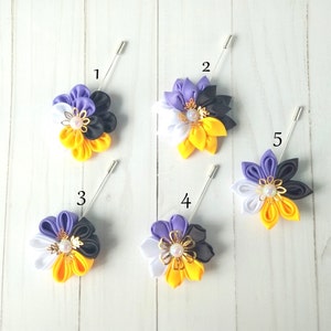 Non binary pin Nonbinary pride pin Flower pride button