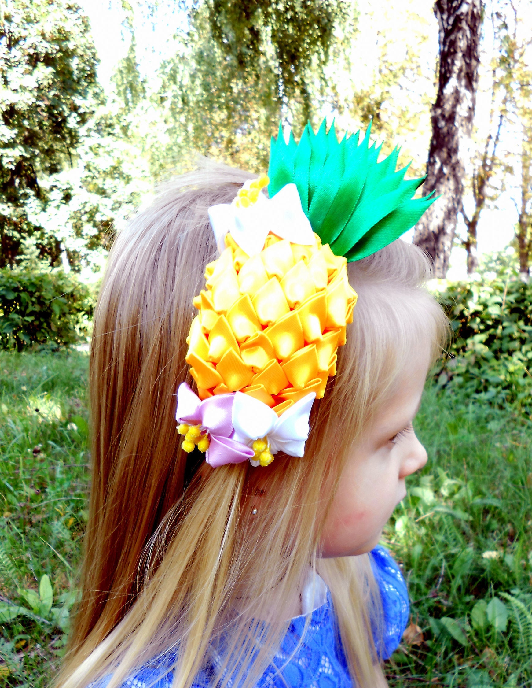 Lot De 3 Bandeaux Tropicaux - Ananas Et Fleurs, Taille Unique, Pour Fêtes Et Déguisements