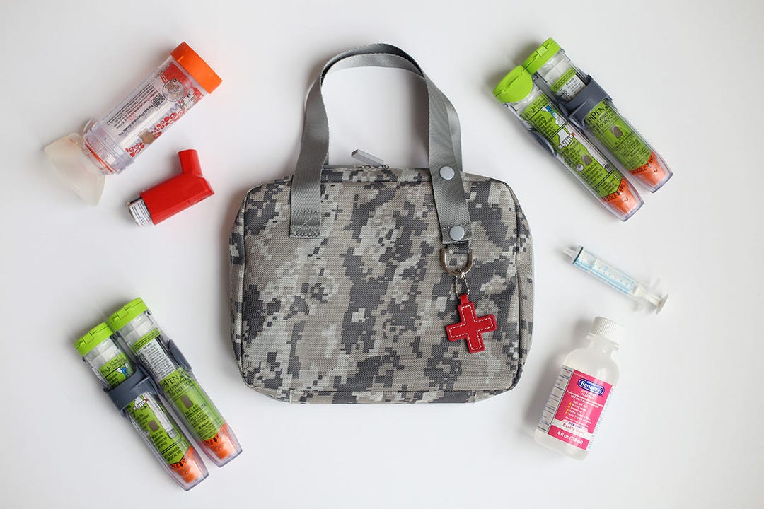 Camo Epipen Case/type 1 Diabetes Bag/diabetes Supply Bag/epi Etsy