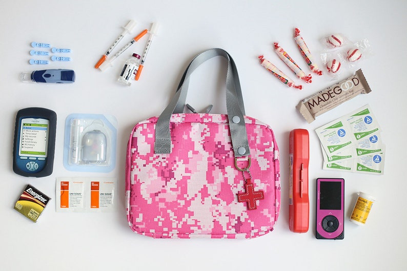 Type 1 Diabetes Bag/epipen Bag/diabetes Supply Bag/epipen Case/diabetic Supply Bag/medical Bag