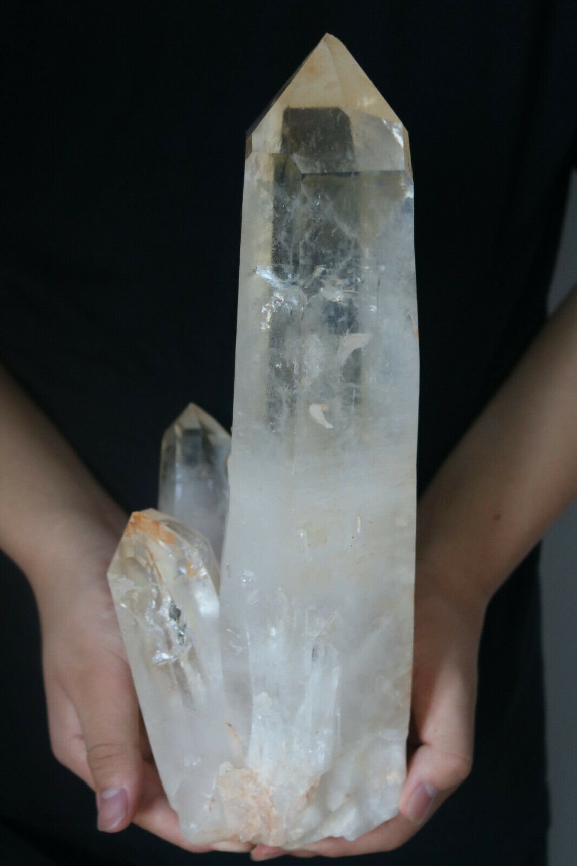 Clear quartz large crystal tower huge crystal Very large Etsy