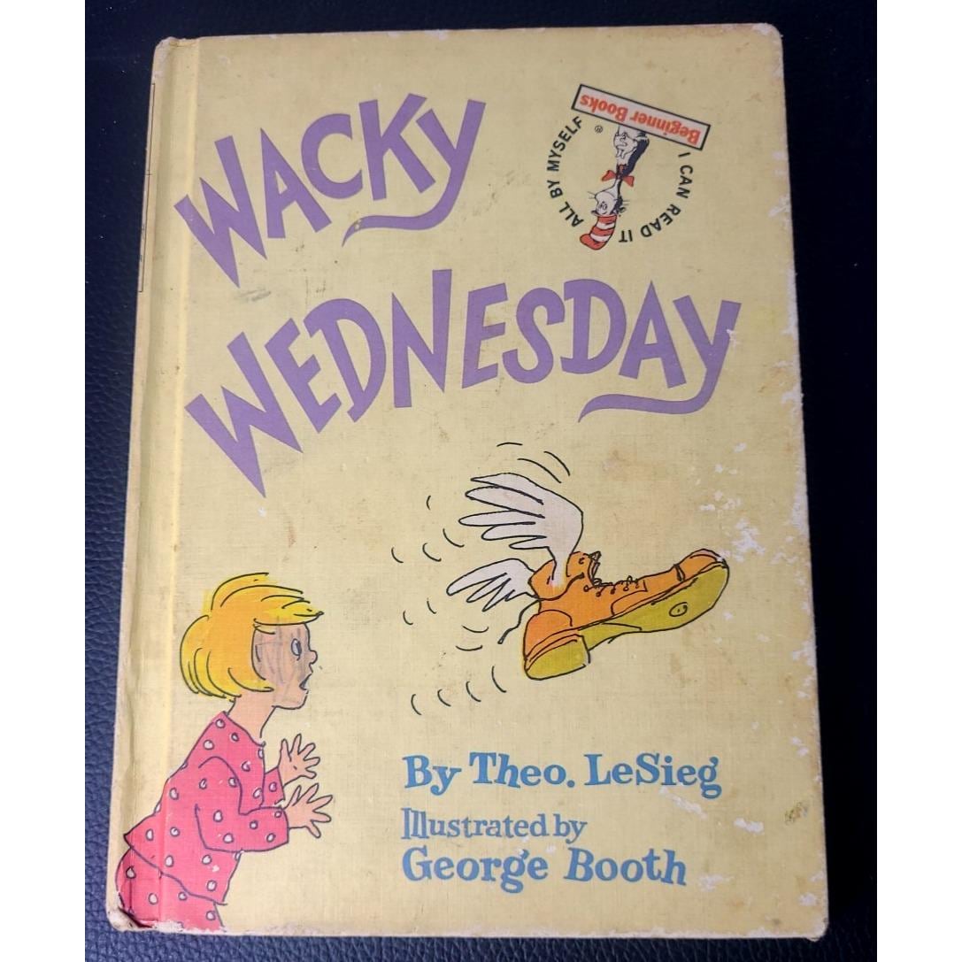 Wacky Wednesday Children's Book by Dr. Seuss 1974 First Edition