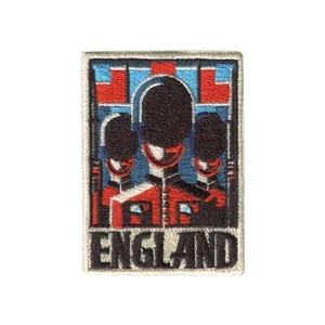 England Patch: Gesticktes King's Guard Souvenir